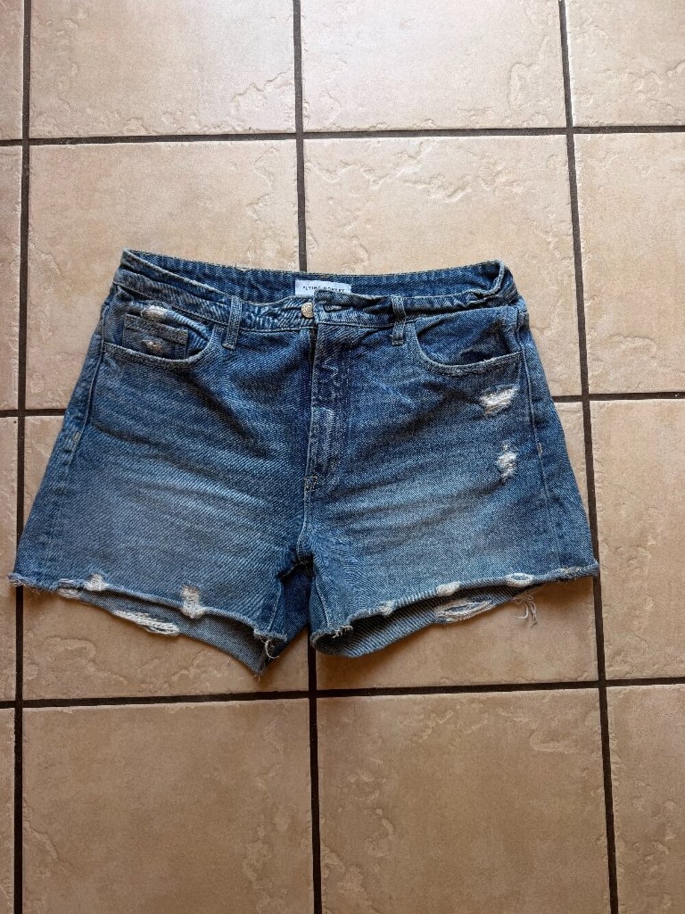 Flying Monkey Distressed High Rise Denim Shorts – Size 30